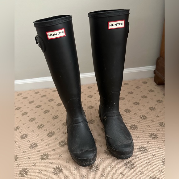 Hunter original tall rain boots - Picture 1 of 3